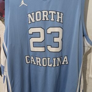 Jordan Carolina Blue Basketball Jersey